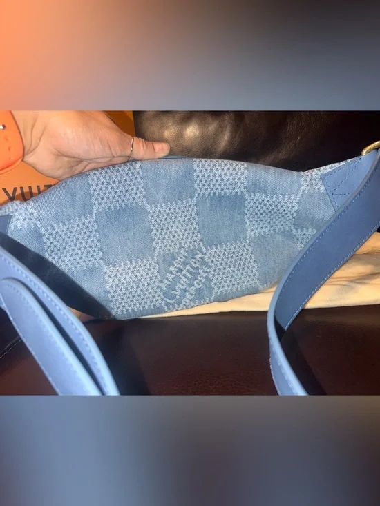 Louis Vuitton Denim Rush Bum Bag with Gold Hardware - Picture 14 of 15